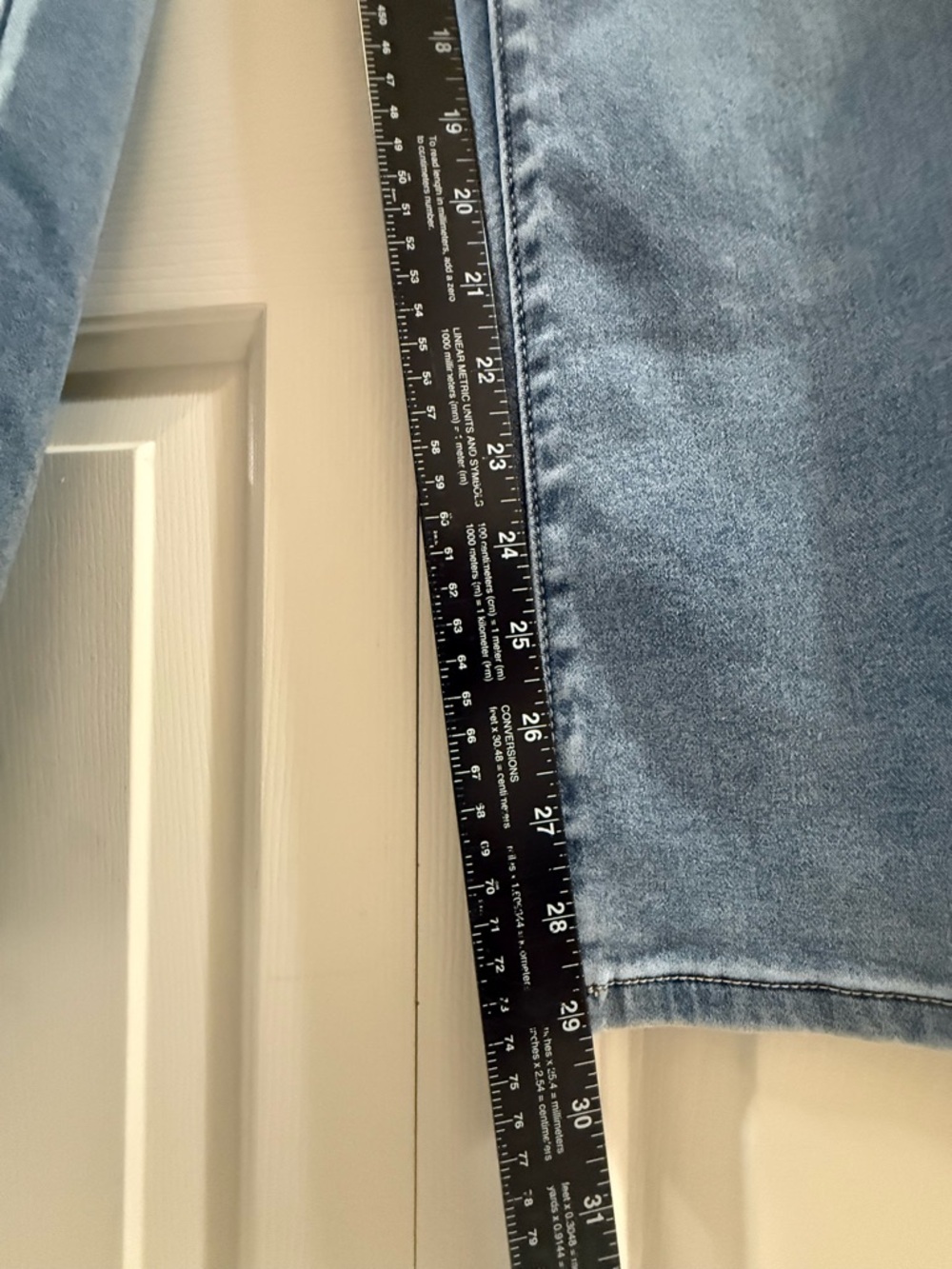 Nicole Miller Flex Denim Jeans Sz 12 Light Wash High Rise Bootcut Stretch NWT - Picture 15 of 15